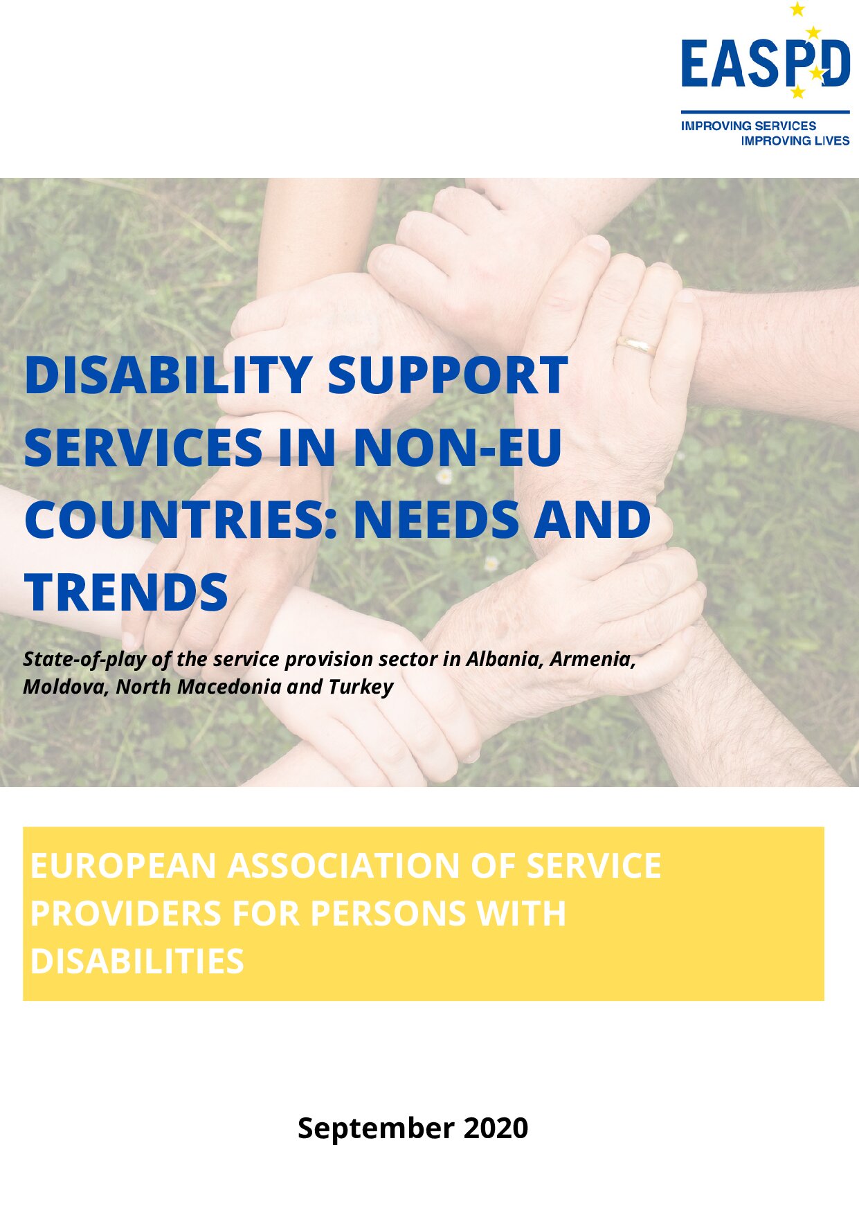 DISABILITY SUPPORT SERVICES IN NON-EU COUNTRIES: NEEDS AND TRENDS